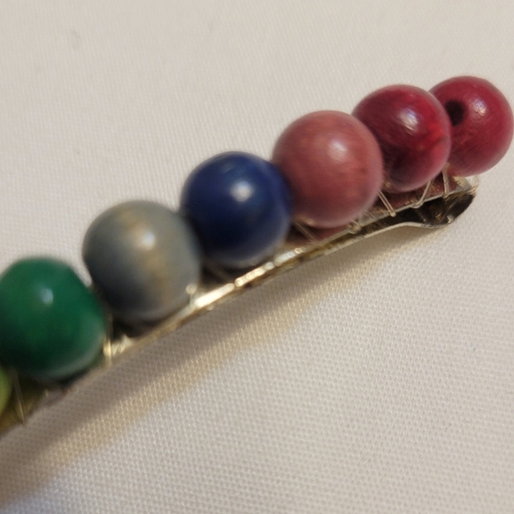 Vintage Rainbow Hair Barrette - Picture 6 of 6